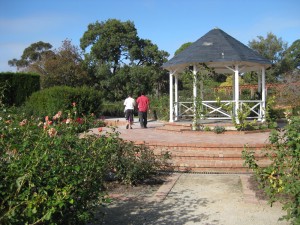 gazebo-rose-garden-St-Kilda Botanical Gardens