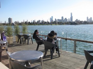 deck-carousel, Albert Park Lake