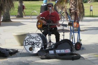 Bones-Blackwood-busking