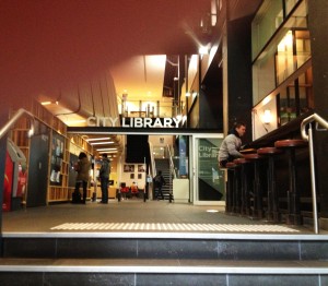 Libaray-entrance