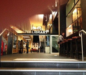 Libaray-entrance