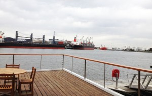 View of the working docks from Pier 35