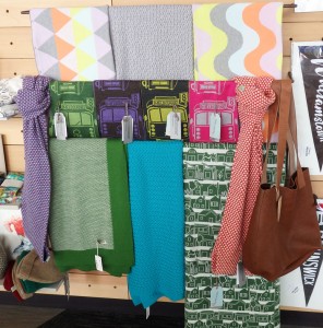 Scarves featuring local subjects