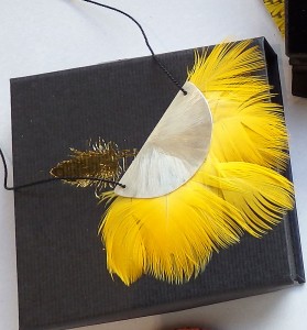 Feather pendant
