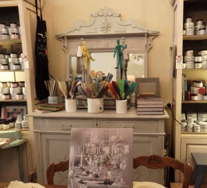A display of Chalk PaintTM colours