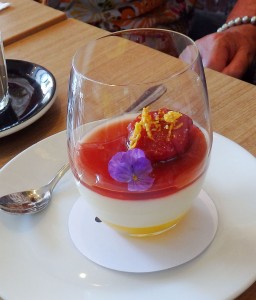 Lemon grass panna cotta at Dandelion