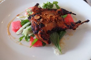 Quail at Dandelion