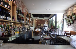 The bar at Dandelion Elwood