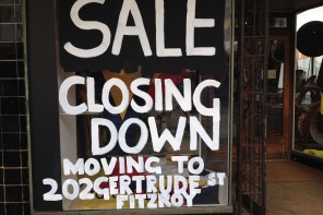 Chapel Street Windsor says farewell to Tarlo and Graham. An era ends.