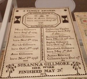 Family register from 1814