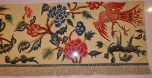 Jacobean work in wool