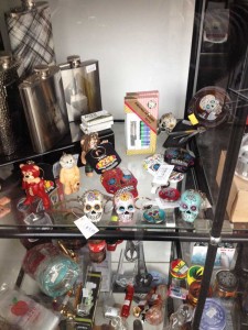 A small part of the window display