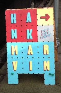 Hank Marvin sign on Alma and Dandenong Roads