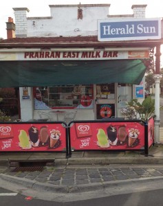 A busy local milk bar