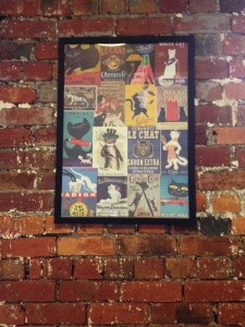 Charming cat poster