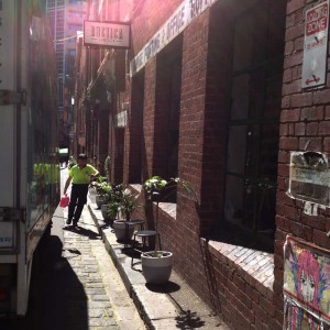Guildford Lane is a working laneway