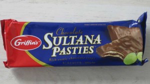 Sultana Pasties made by Griffin's in New Zealand
