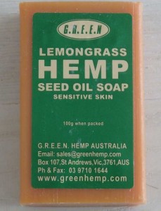 Hemp oil soap for sensitive skins